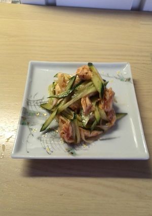 蒸し鶏のキムチあえ-レシピのメイン写真