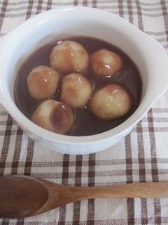 とうふ白玉ぜんざい-レシピのメイン写真
