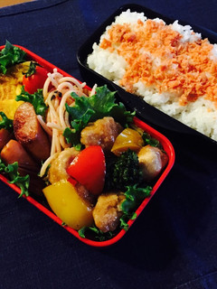 男子高校生お弁当 初日-レシピのメイン写真