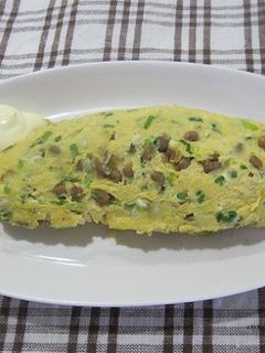 納豆オムレツ-レシピのメイン写真