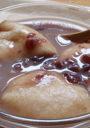 押麩(おし麩)レシピ【冷やしお麩しるこ】-レシピのメイン写真