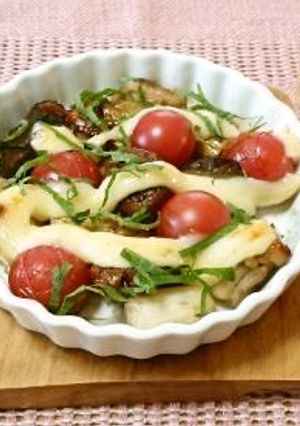 やきとりとミニトマトのマヨネーズ焼き-レシピのメイン写真
