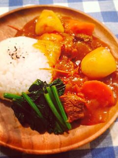 太陽サンサンとまとカレー-レシピのメイン写真