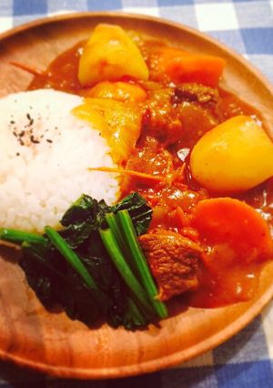 太陽サンサンとまとカレー-レシピのメイン写真