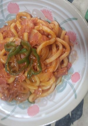 一人ランチに★うどんポリタン★-レシピのメイン写真