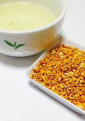 お米香る『玄米茶×米茶」カンタン炒り米-レシピのメイン写真