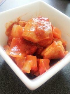 鶏と夏野菜のトマト煮込み-レシピのメイン写真