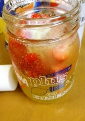 ノンアル♪苺みるくオランジーナビール-レシピのメイン写真
