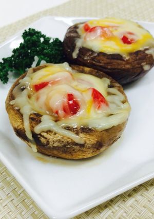 マッシュルームとトマトのチーズ焼き♪-レシピのメイン写真
