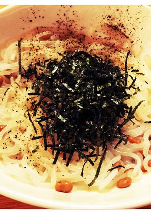 ＊糖質制限＊納豆パスタ 白滝 簡単-レシピのメイン写真