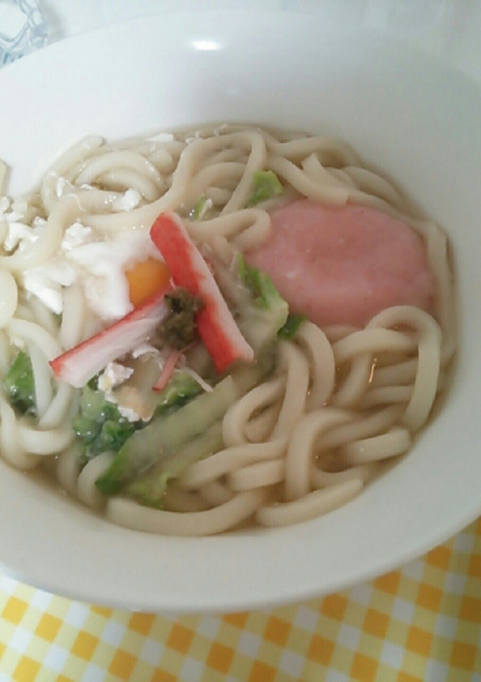 意外と旨い( 〃▽〃)柚子胡椒力うどん-レシピのメイン写真