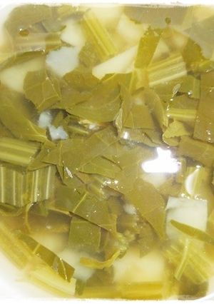 離乳食後期　じゃがいもほうれん草味噌汁-レシピのメイン写真