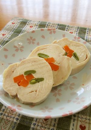 面倒見るのは15分♪鶏ムネ肉の野菜ロール-レシピのメイン写真