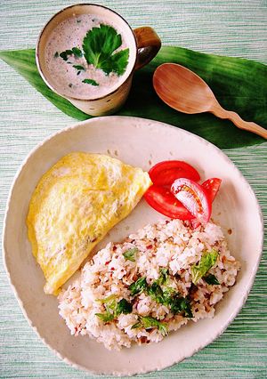 ランチは切干オムレツ＆梅紫蘇チャーハン-レシピのメイン写真