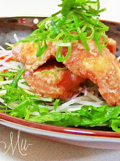 チキン竜田 サラダ仕立て-レシピのメイン写真