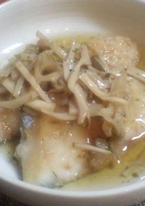白身魚のキノコあんかけ磯風味-レシピのメイン写真