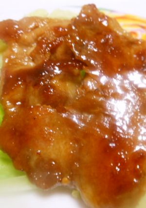 薄切り豚の醤油だれ焼き　簡単私流-レシピのメイン写真