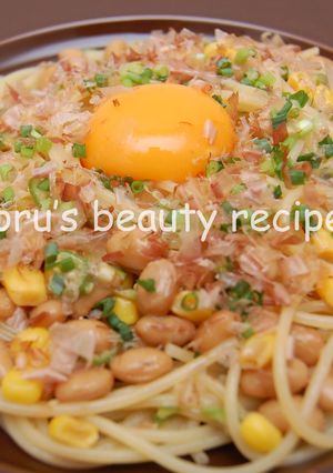 ウマネバ☆納豆スパゲティー-レシピのメイン写真