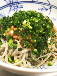 簡単★おかか納豆そば-レシピのメイン写真