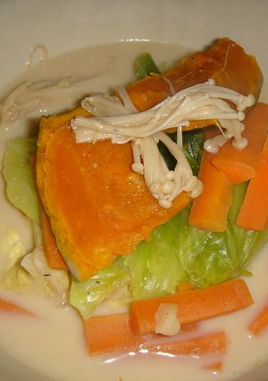 野菜たっぷり豆乳のおかずスープ-レシピのメイン写真