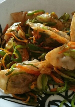 冷凍餃子の中華風炒め-レシピのメイン写真