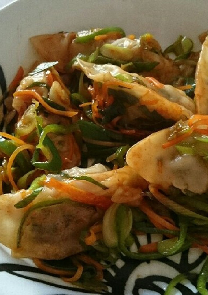 冷凍餃子の中華風炒め-レシピのメイン写真