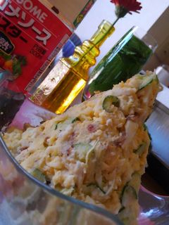 定番おいしい♪ポテトサラダタワー☆-レシピのメイン写真