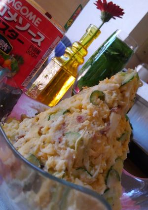 定番おいしい♪ポテトサラダタワー☆-レシピのメイン写真