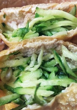 いなり寿司もどき♪いなり冷やっこ◆-レシピのメイン写真