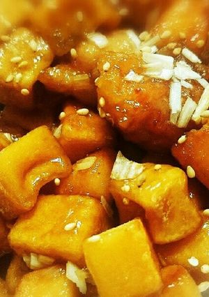 鶏肉と高野豆腐の揚げ煮-レシピのメイン写真