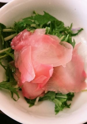 甘酢しょうがと水菜のサラダ-レシピのメイン写真