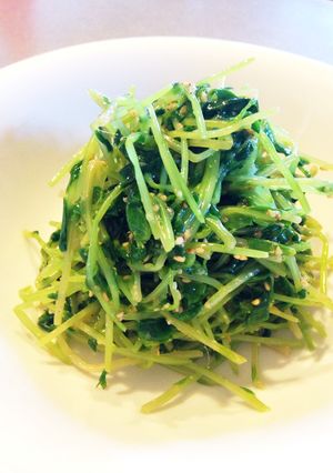 豆苗のナムル-レシピのメイン写真