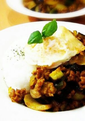 簡単♡夏野菜のドライカレー-レシピのメイン写真