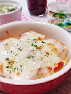 余ったミートソースでヘルシー豆腐グラタン-レシピのメイン写真