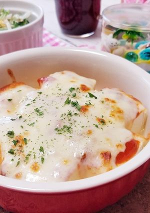 余ったミートソースでヘルシー豆腐グラタン-レシピのメイン写真