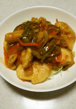 鶏肉の甘酢あんかけ-レシピのメイン写真