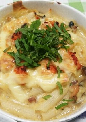 グルテンフリー☆米粉の和風ペンネグラタン-レシピのメイン写真
