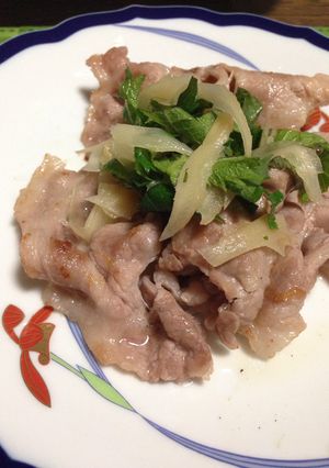 超早！豚肉炒め甘酢生姜盛り-レシピのメイン写真