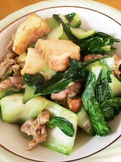豚肉と青梗菜のオイスターソース炒め-レシピのメイン写真