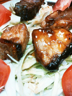 ブリの照り焼きサラダ-レシピのメイン写真