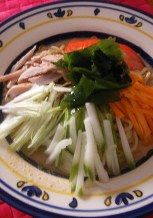 真冬のタンタン冷やし中華麺！-レシピのメイン写真