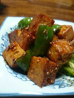 ご飯が進む♪厚揚げコチュジャン炒め-レシピのメイン写真