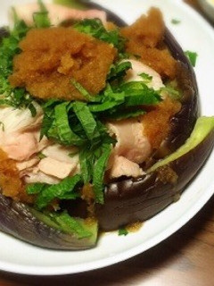 茄子と豚しゃぶのおろしポン酢かけ-レシピのメイン写真