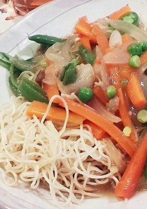 そうめんでかた焼そば♪の作り方☆-レシピのメイン写真