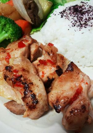 簡単!マッサdeもも肉焼き-レシピのメイン写真