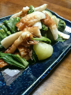 材料3つ♪簡単♡青梗菜とちくわのおかか煮-レシピのメイン写真