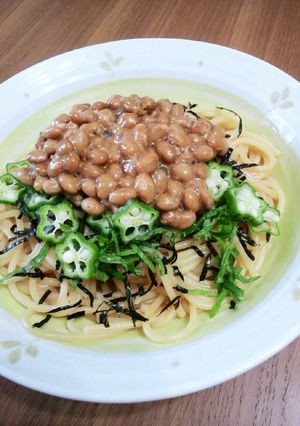 ベジタリアンの納豆スパゲティ-レシピのメイン写真