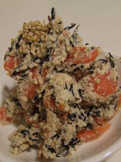 にんじんとひじきの白和え-レシピのメイン写真
