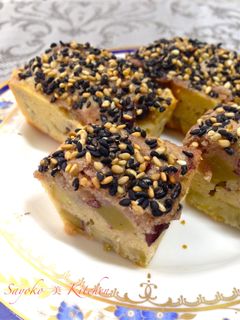 さつま芋と小豆の胡麻フィナンシェ-レシピのメイン写真