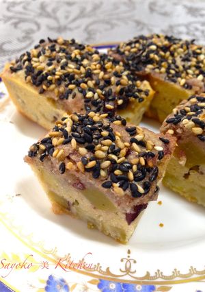 さつま芋と小豆の胡麻フィナンシェ-レシピのメイン写真